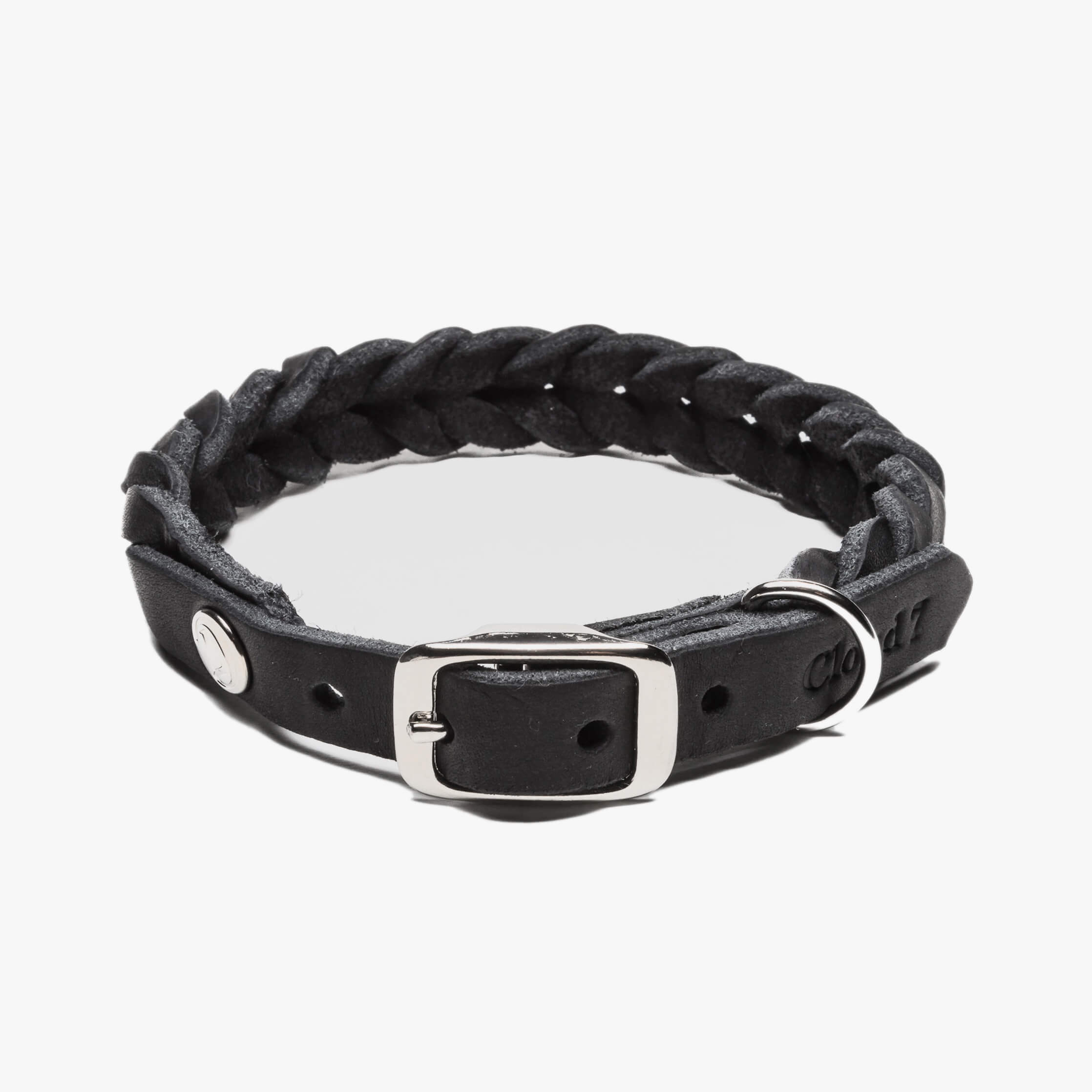 Hundhalsband Läder Central Park Svart - Cloud7 M