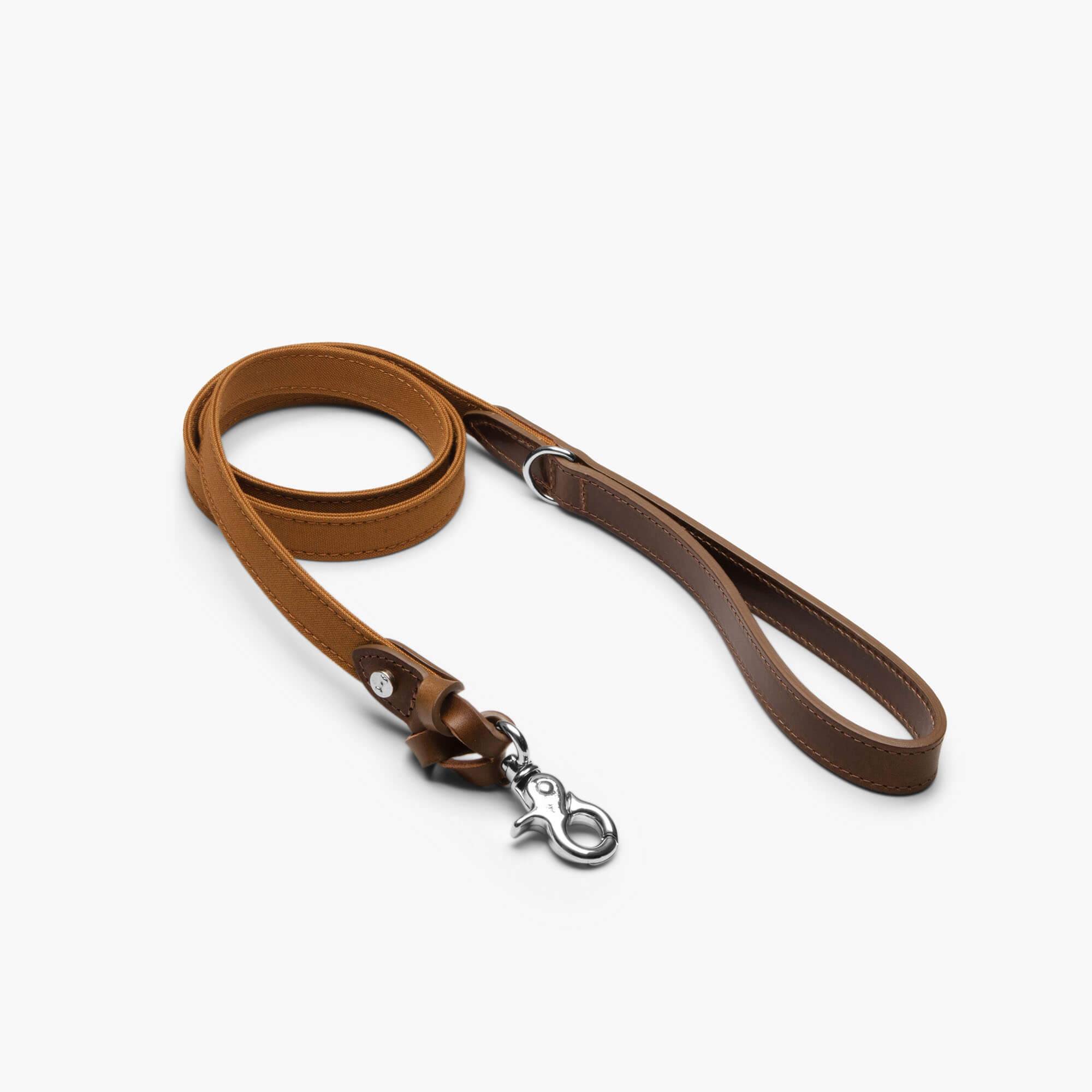 Hundkoppel Signature Brun & Senapsgul - Denjo Dogs L