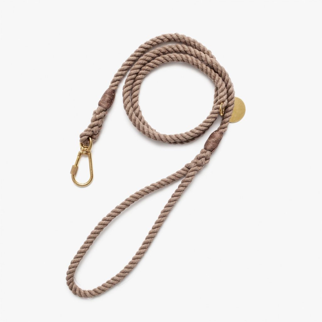 Hundkoppel Rope City 150 cm Beige Tan - Found My Animal L