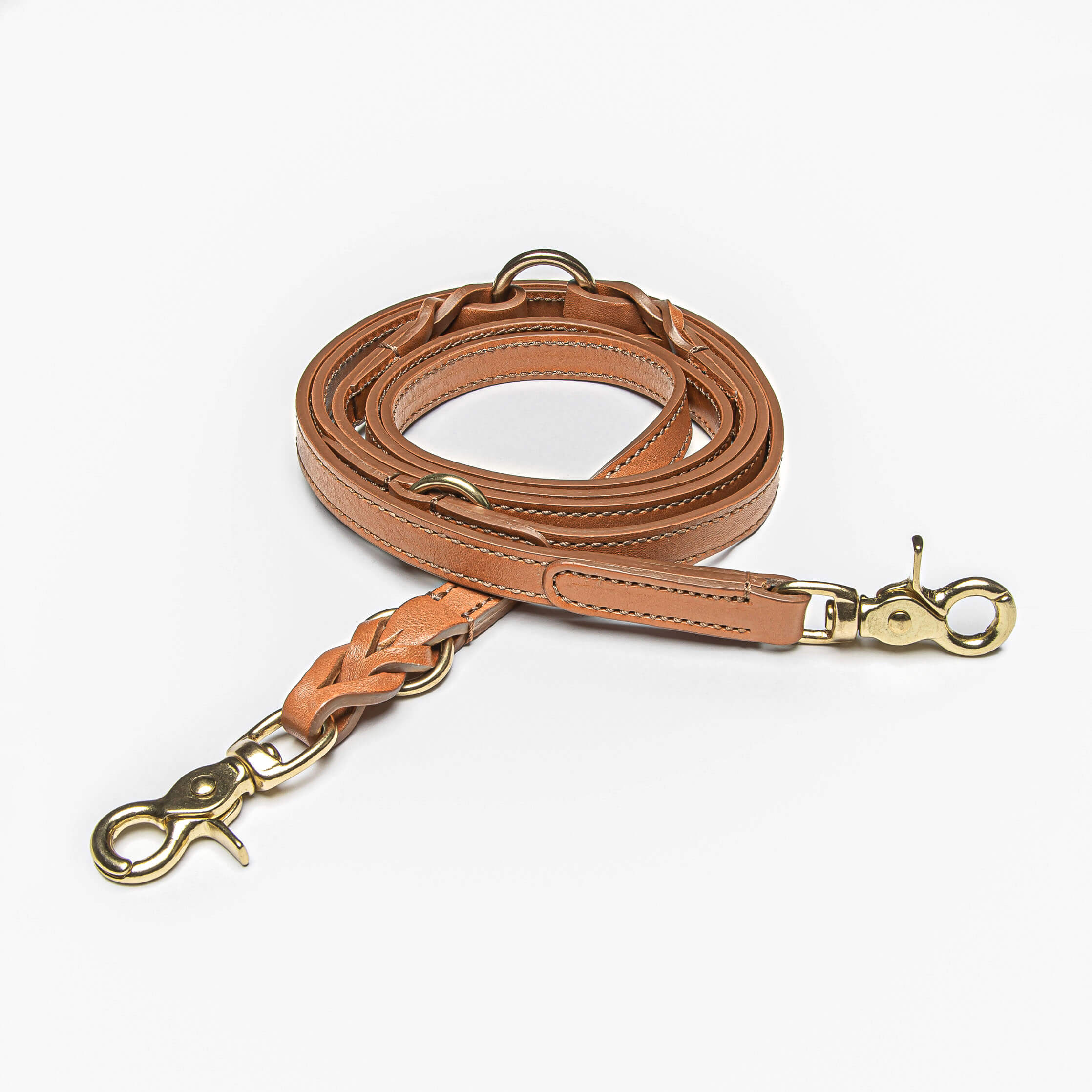 Justerbart Koppel Läder Hyde Park Cognac – Cloud7 L
