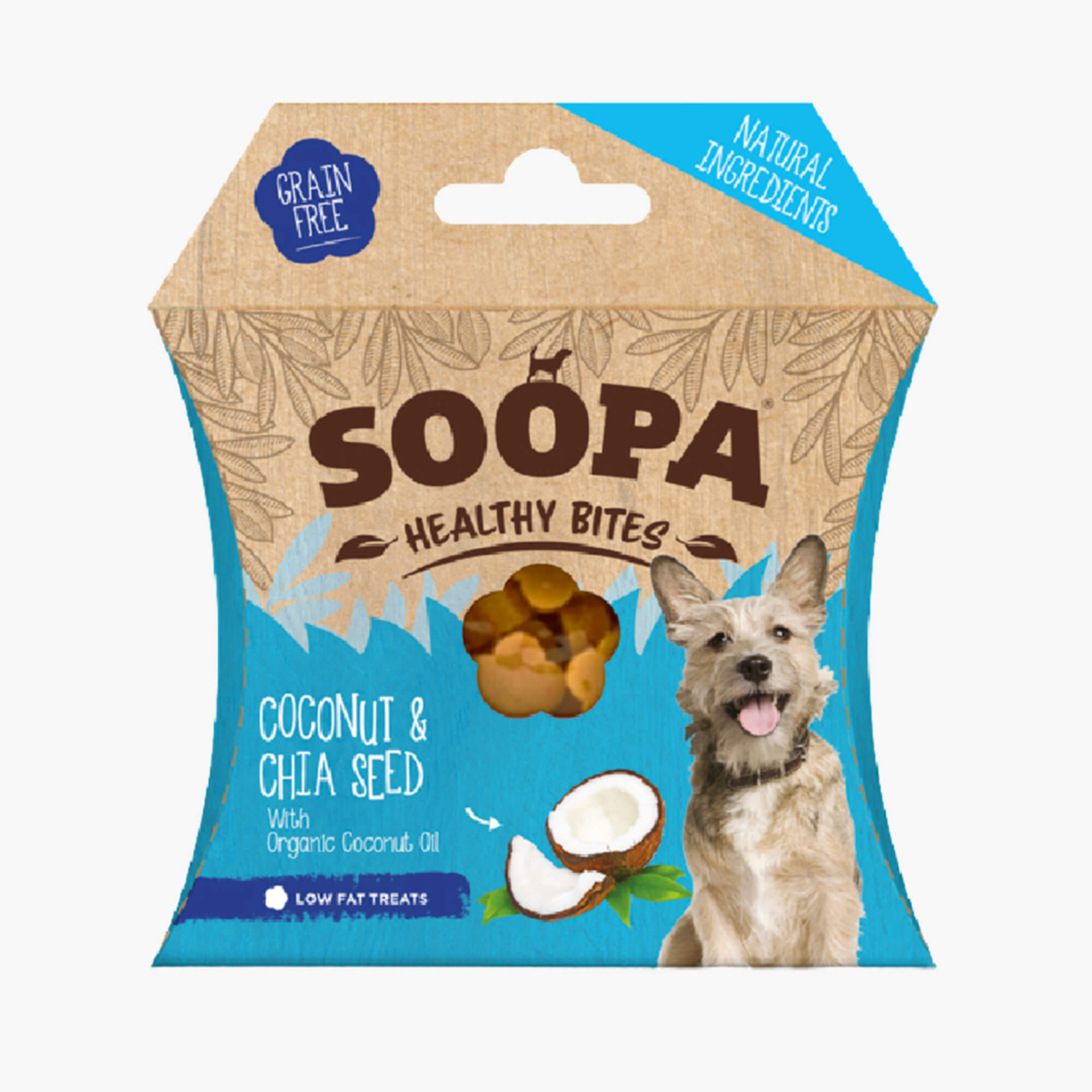 Belöningsgodisar Kokos & Chiafrön 50 gram - Soopa