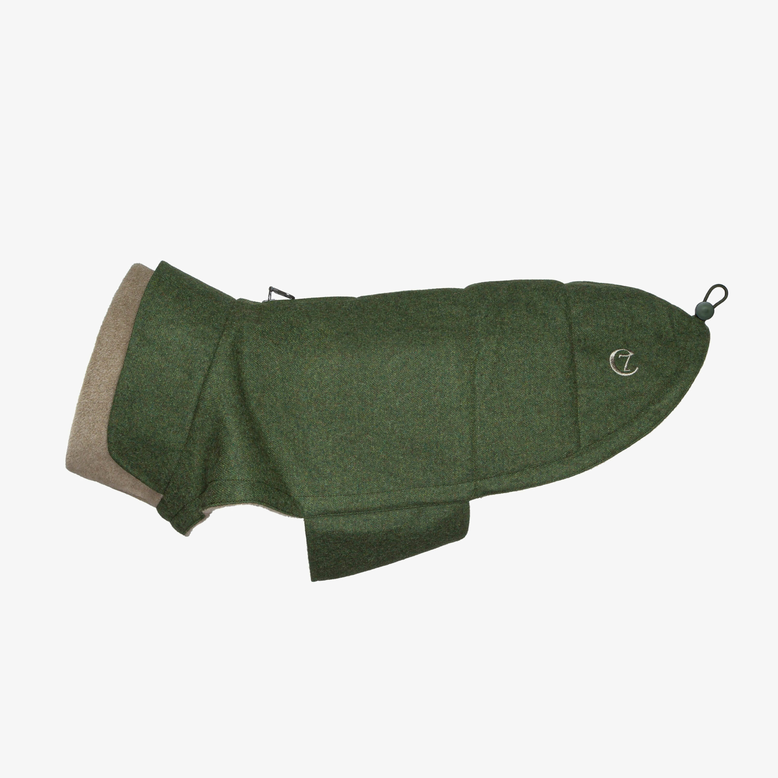 Hundtäcke Fransk Bulldog Brooklyn Flanell Grön - Cloud7 4