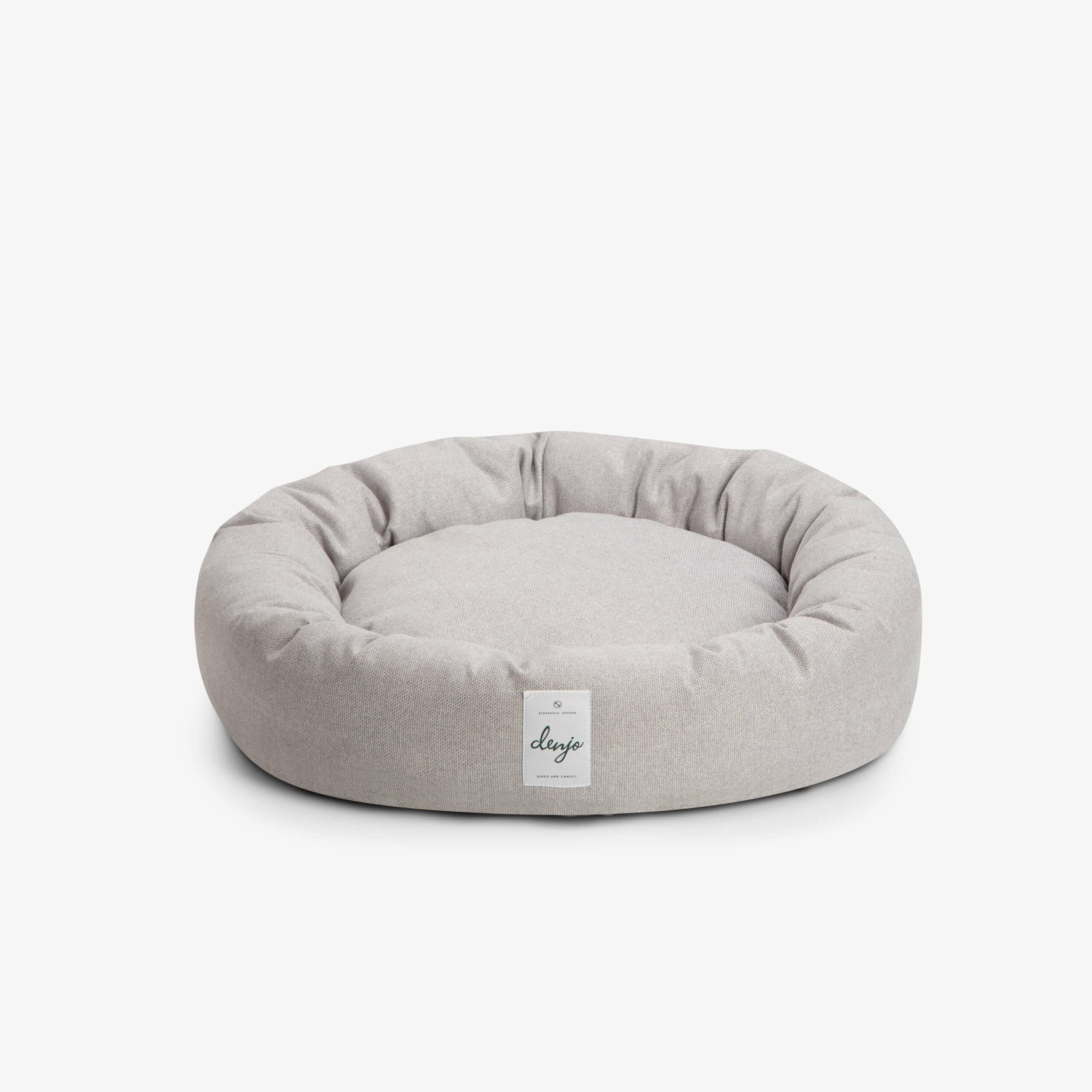 Hundbädd Donut Icon Mist Grey - Denjo Dogs S