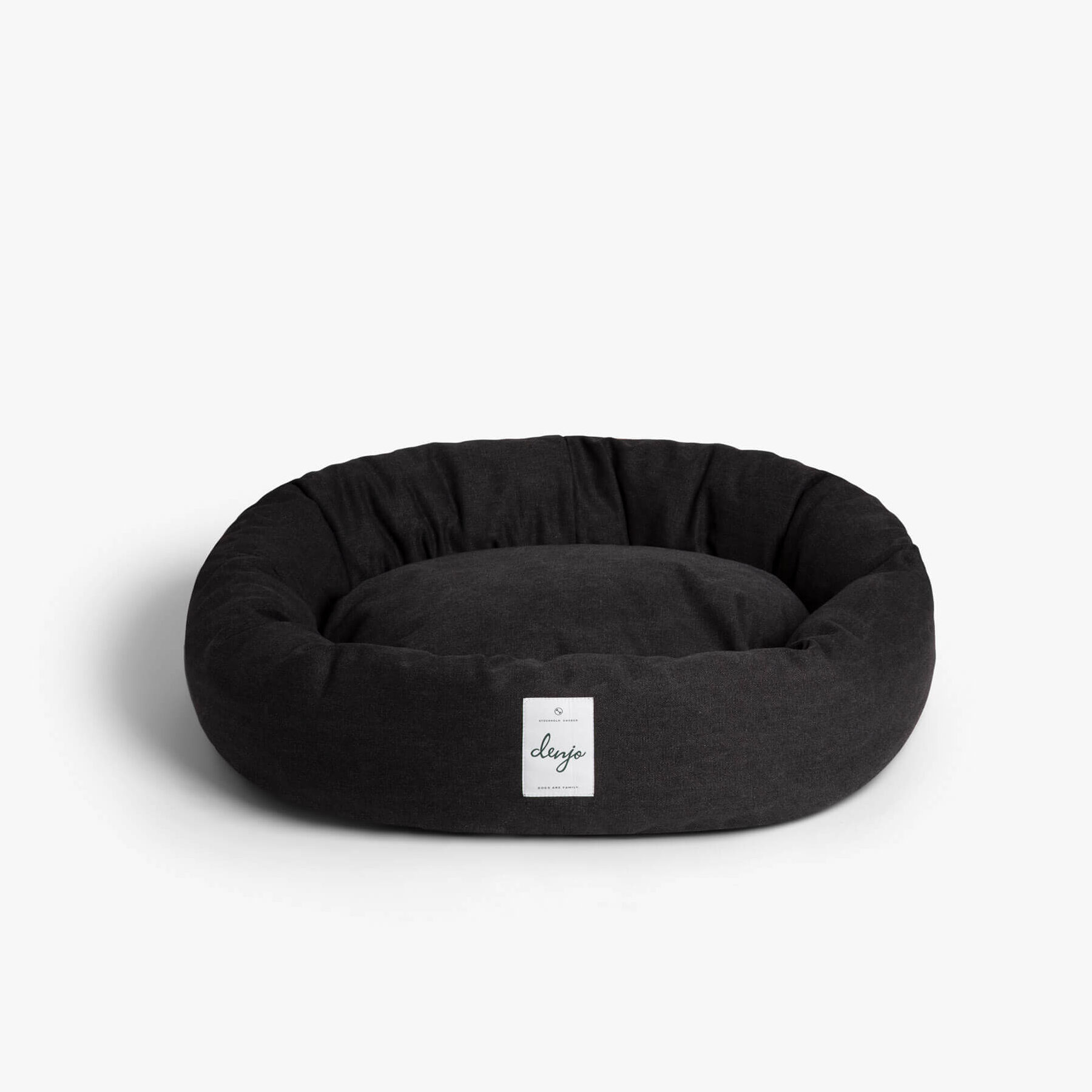 Hundbädd Classic Donut Mörkgrå - Denjo Dogs M