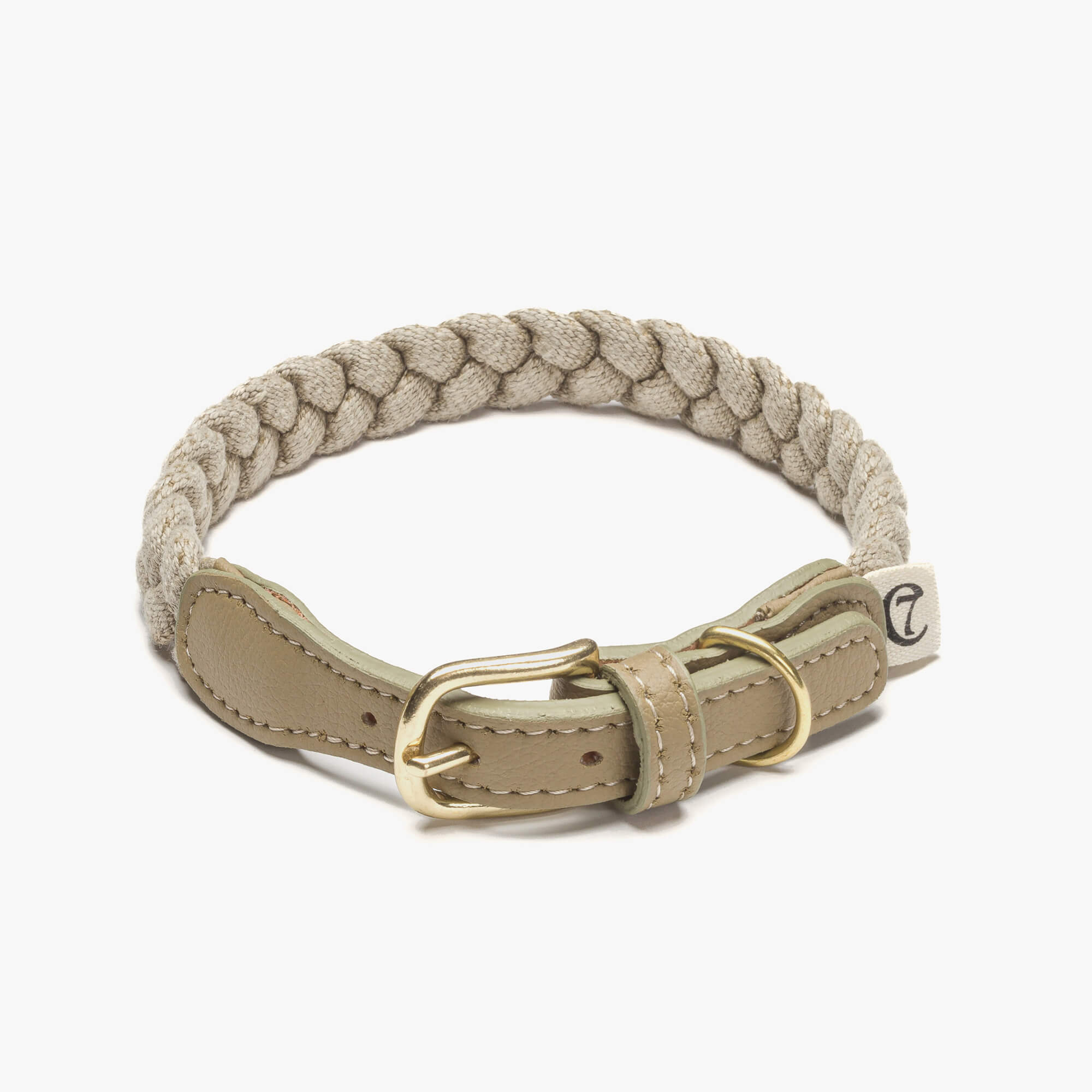 Hundhalsband Blomen Beige - Cloud7 L