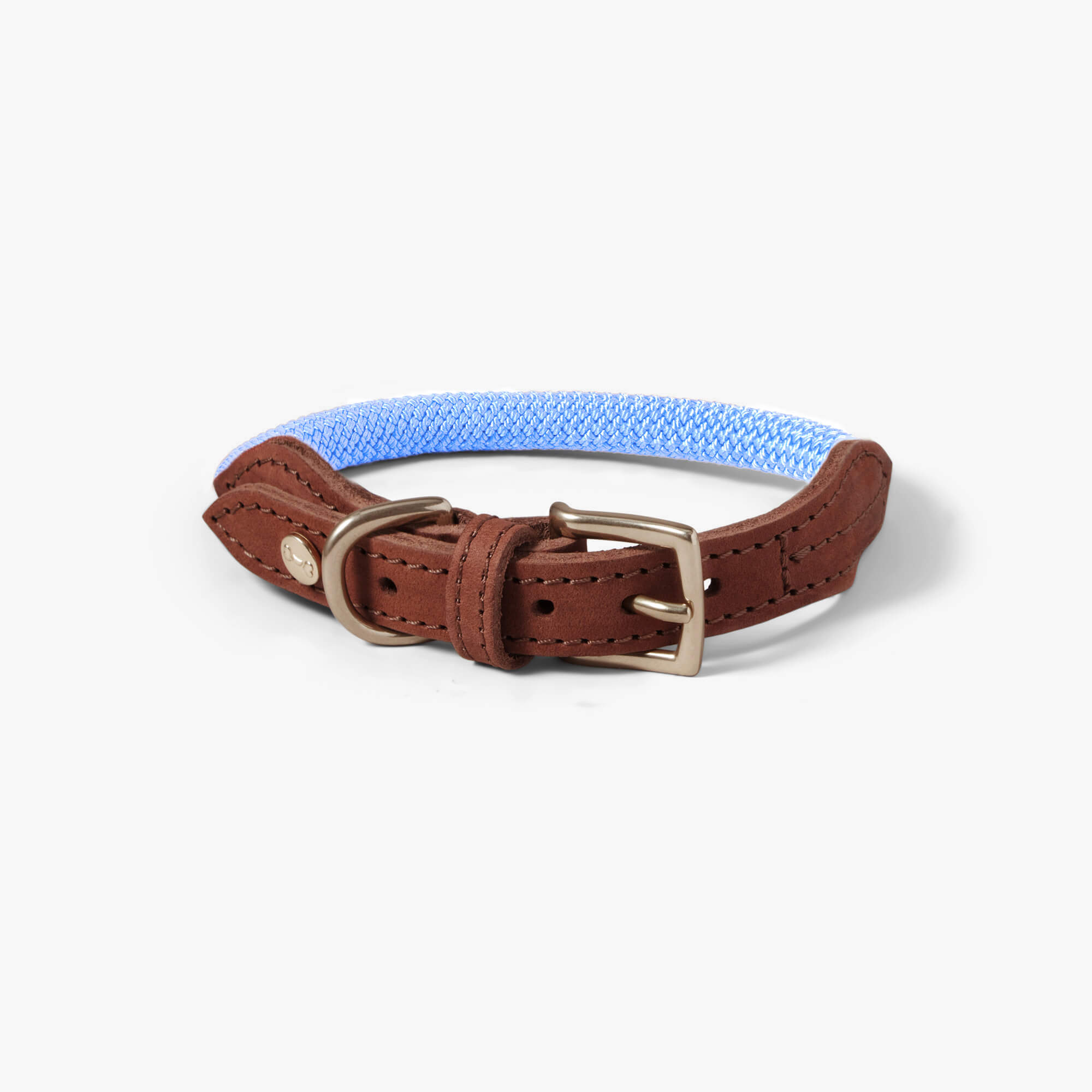 Hundhalsband Torekov Hortensia Blue - Denjo Dogs XL