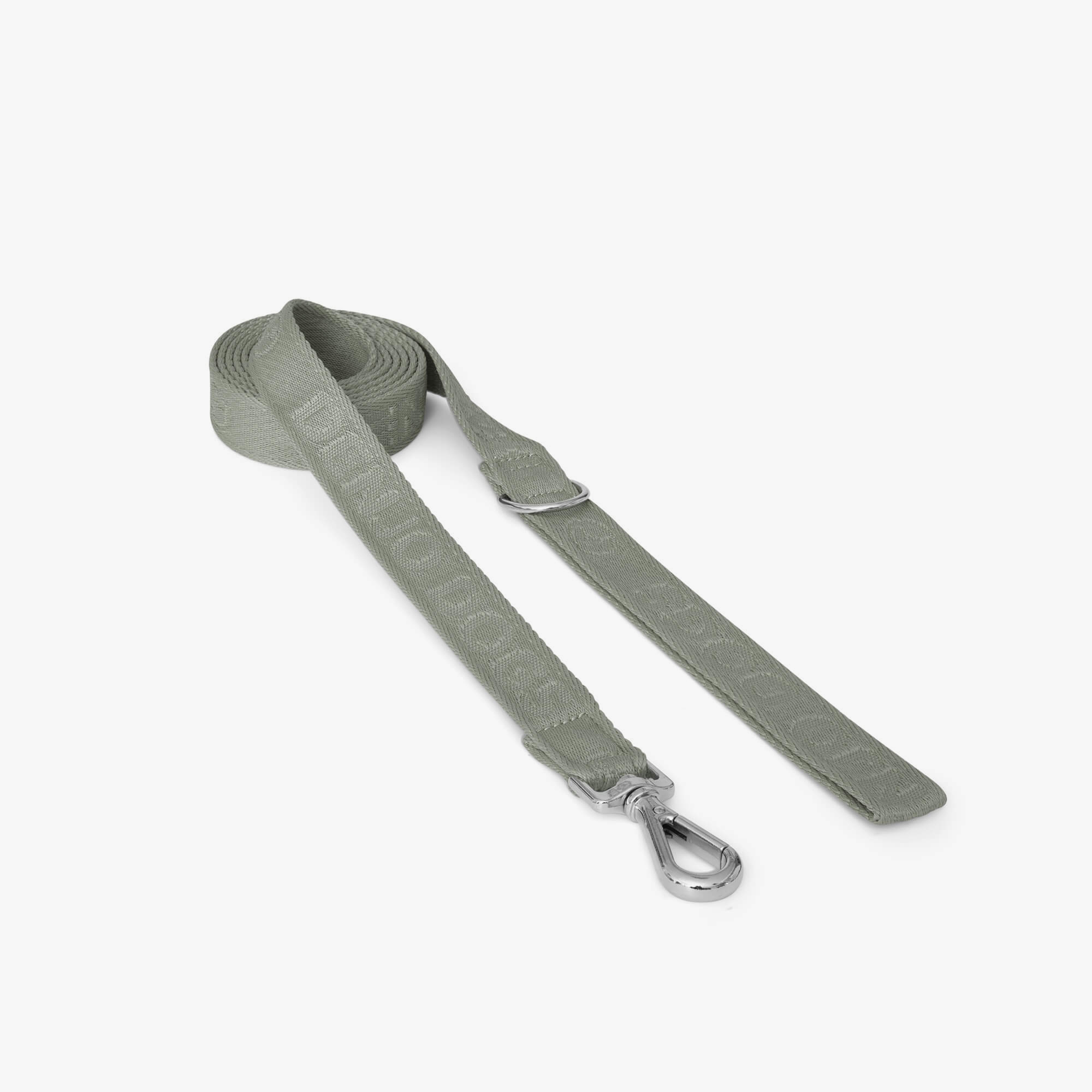 Hundkoppel Everyday Logo Olive 220 cm - Denjo Dogs S